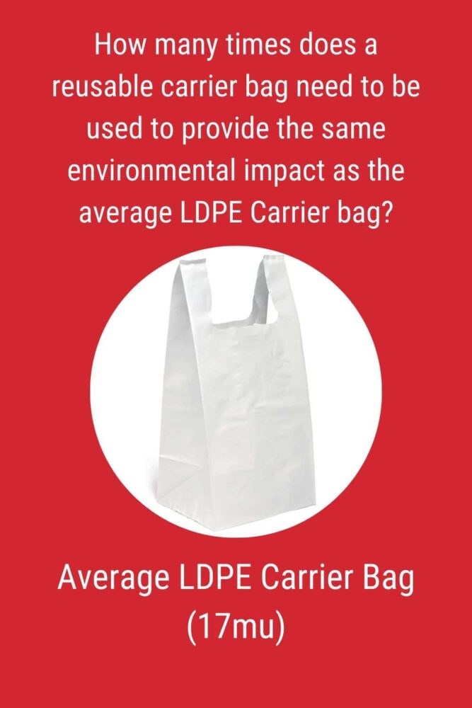 Average LDPE Carrier Bag