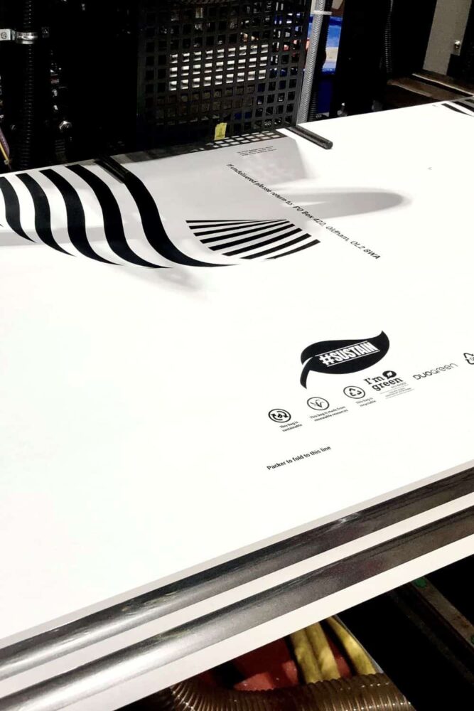 Twin Glue Strips on a reusable mailing bags for easy returns.