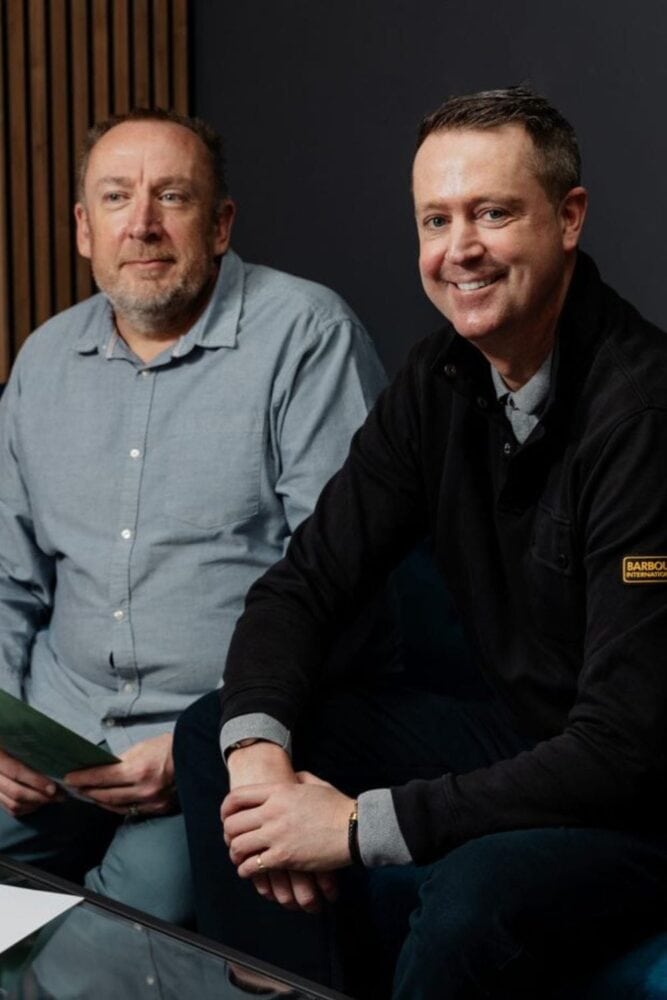 Duo of Hires Martin Henderson (left) and Nick Toner